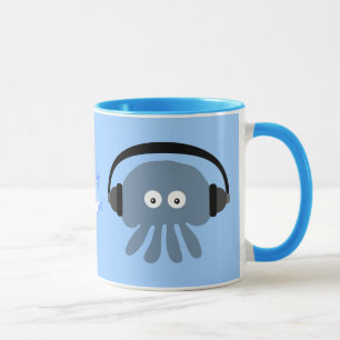 Taza Apenas medusas azules de Chillin con los