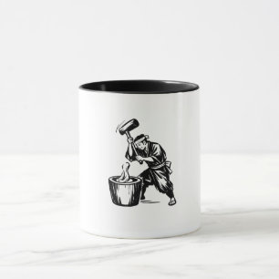 Taza Aplastamiento de Mochi Japonés