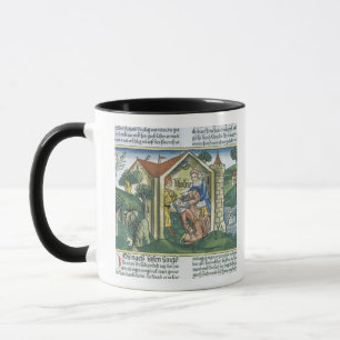 Taza Apocrypha: Tobit es cegado por los excrementos del