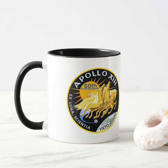 Taza Apolo 13 50° aniversario 1970 - 2020 (Con donut)