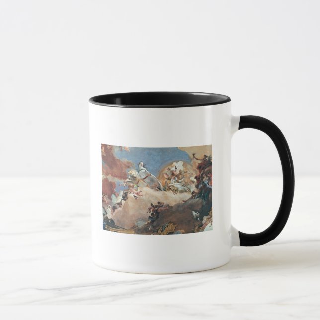 Taza Apolo en su carro de Sun que conduce a Beatriz I (Derecha)