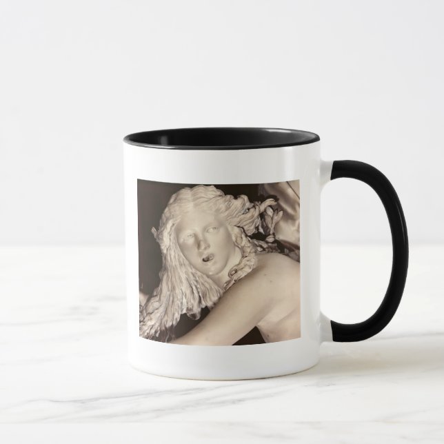 Taza Apolo y Daphne, detalle de la cabeza de Daphne (Derecha)