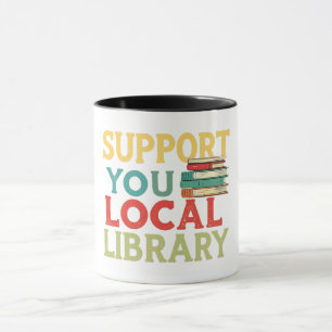 Taza Apoya a los amantes de los lectores de libros de t