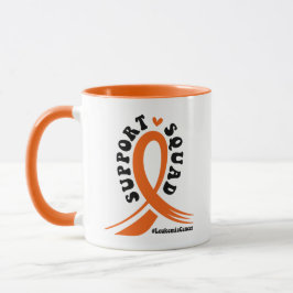 Taza Apoyar al Naranja de Leucemia por Cáncer de Sangre