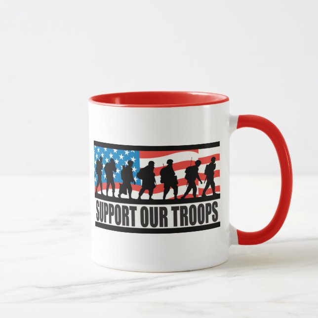 Taza Apoye a nuestras tropas (Derecha)