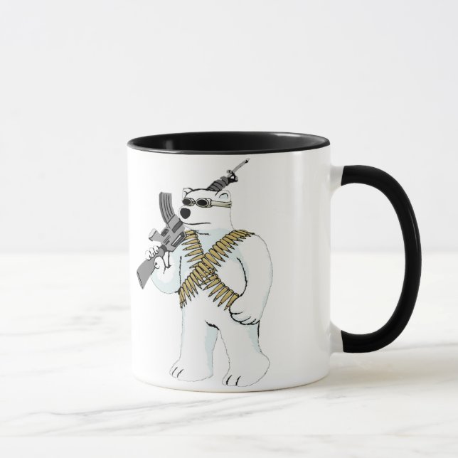 Taza Apoye la derecha de armar osos (Derecha)