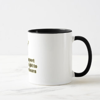 Taza Apoye la derecha de armar osos