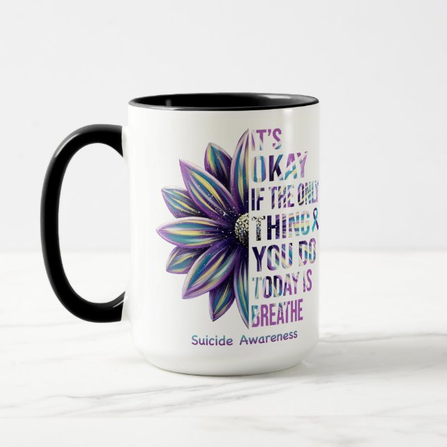 TAZA APOYO A LA CONCIENCIA Y PREVENCIÓN DEL SUICIDIO (Izquierda)