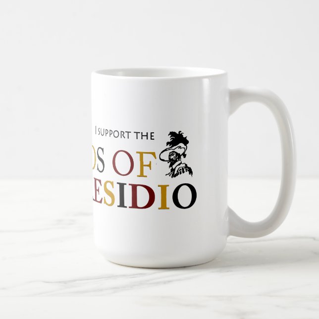 Taza Apoyo a los amigos de Tubac Presidio (Derecha)