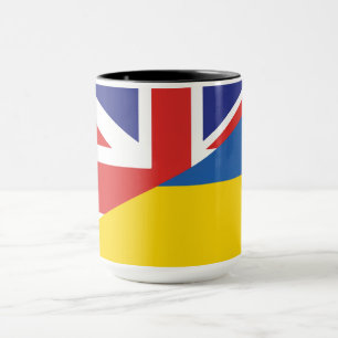 Taza Apoyo británico a Ucrania Manta Sherpa