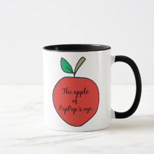 Taza Apple del ojo de PopPop