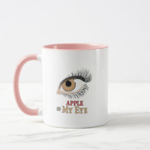 Taza Apple of My Eye Eyelashes Art