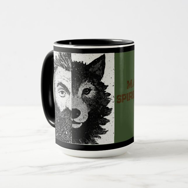 Taza Approachable Wolf : Half Wolf ( Faith Edition) (Anverso izquierdo)