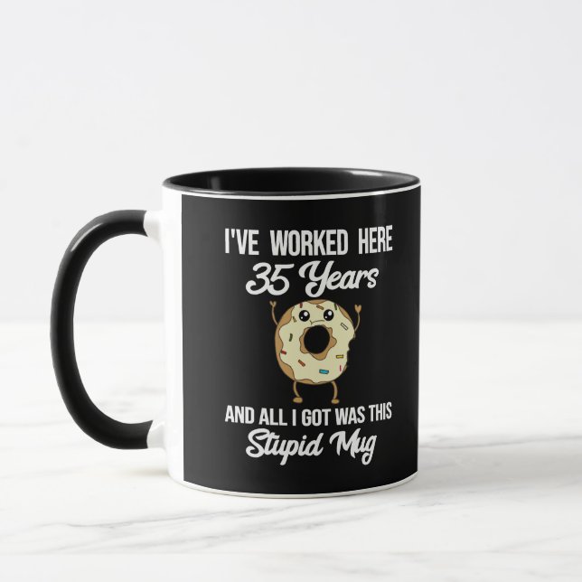 Taza Apreciación de 35 años de trabajo (Izquierda)