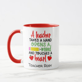 Taza Apreciación del profesor Mugs cita Inspiradora