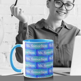 Taza Apreciación del profesor Ocean Blue