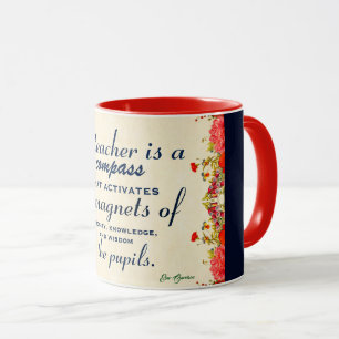 Taza Apreciación del profesor Un profesor es una brújul