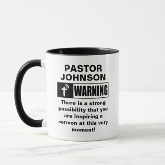 Taza Apreciación divertida del pastor del clero