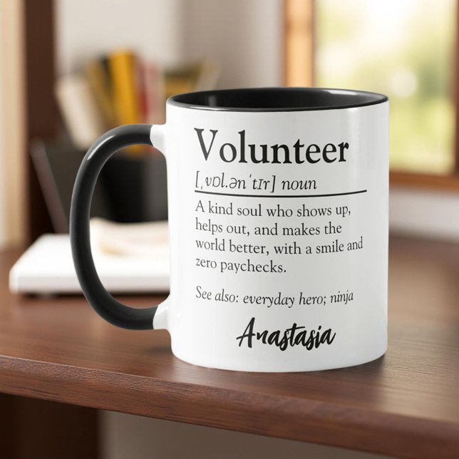 Taza Apreciación personalizada de definición voluntaria (Subido por el creador)