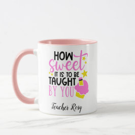 Taza Apreciación personalizada del profesor Mugs Cupcak