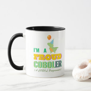 Taza Aprende Programación Cobol y Siente Orgullo