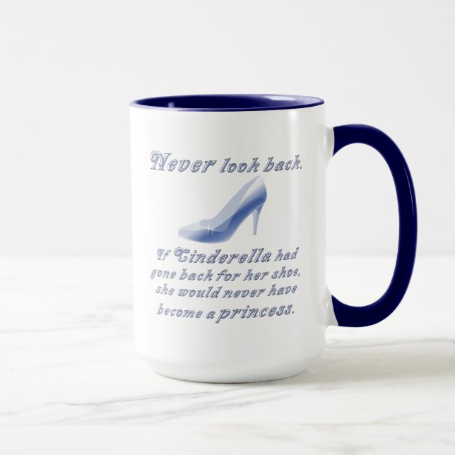 Taza Aprender del zapato de Cenicienta (Derecha)