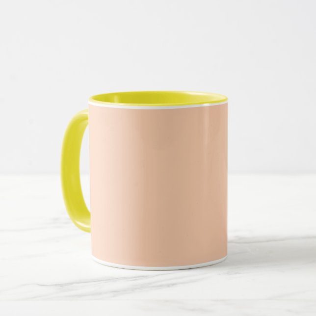 Taza  Apricot (solid color) 	 (Anverso izquierdo)