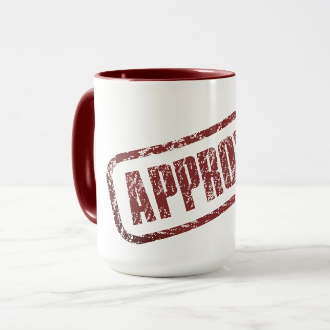 TAZA APROBADO//ROJO (Anverso izquierdo)