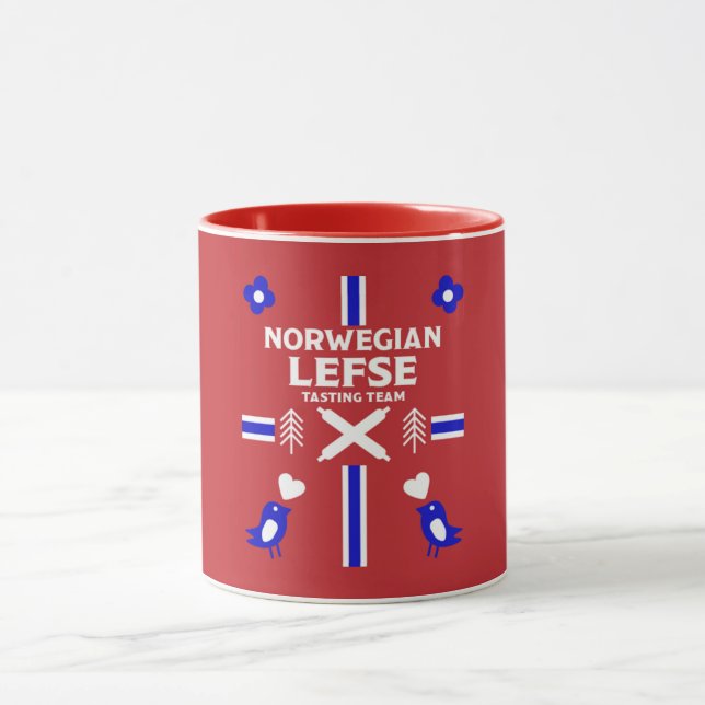 Taza Apron noruego Lefse Flatbread (Centro)