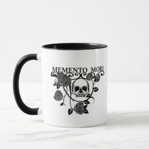 Taza Aprovecha el Día - Rosas Negras - Cráneo Memento M