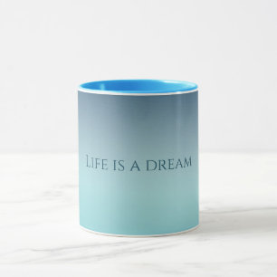Taza Aqua Blue Ombre