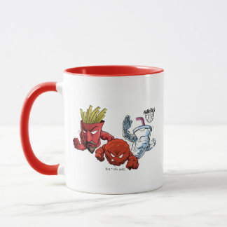 Taza Aqua Teen Hunger Force Anime Graphic