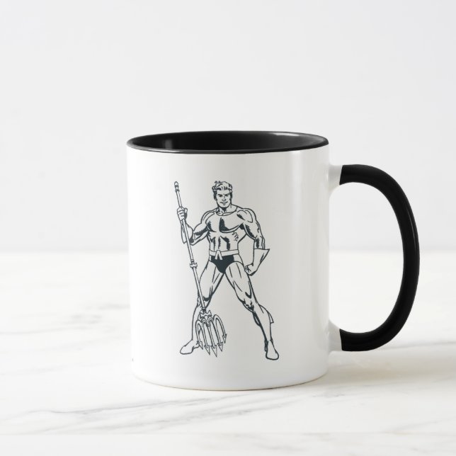 Taza Aquaman con horquilla de cocina (Derecha)