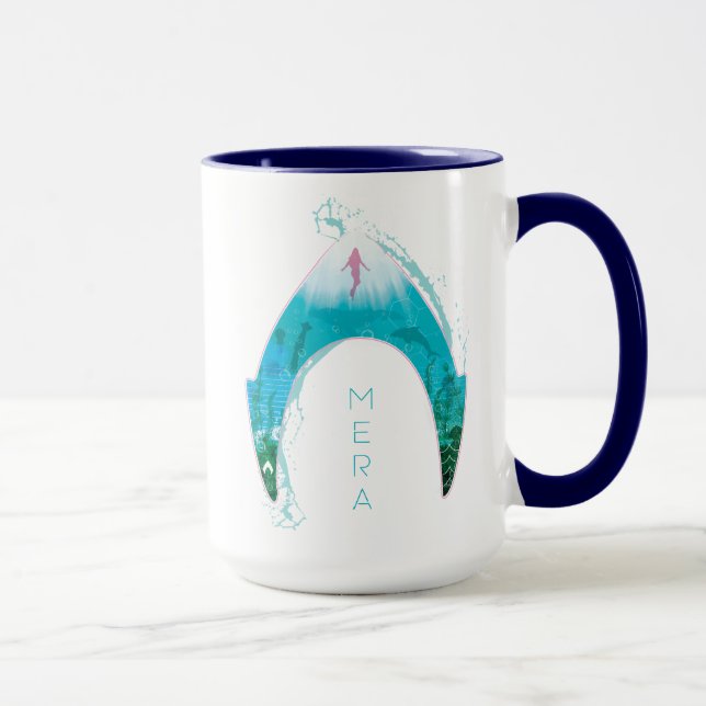Taza Aquaman el | ve a través el gráfico del océano del (Derecha)