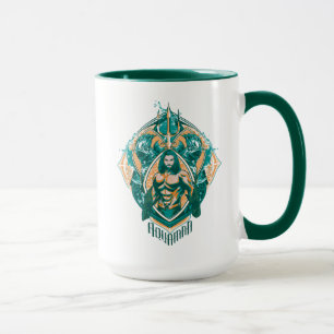 Taza Aquaman   Gráfico de Aquaman y Trenchers