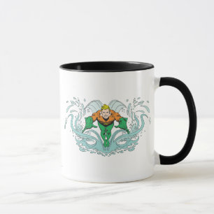 Taza Aquaman Lunging Forward