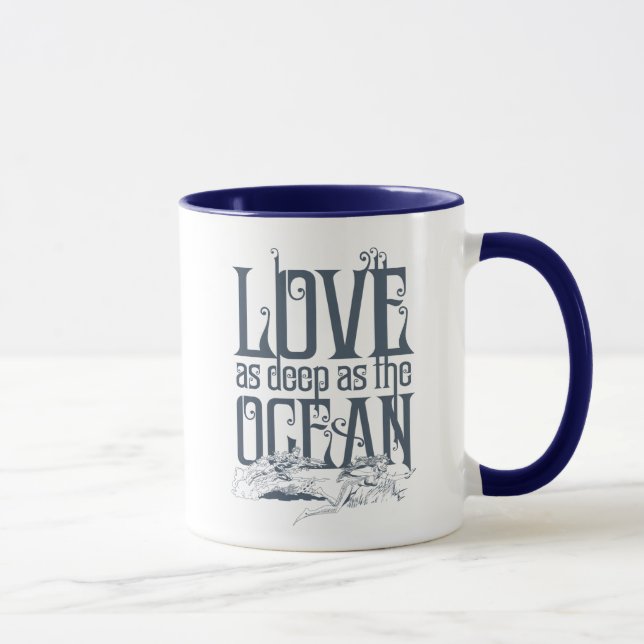 Taza Aquaman & Mera - Amor Tan Profundo Como El Océano (Derecha)