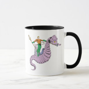 Taza Aquaman Rides Seahorse