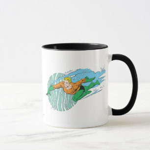 Taza Aquaman salta a la izquierda