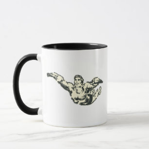 Taza Aquaman Soars BW
