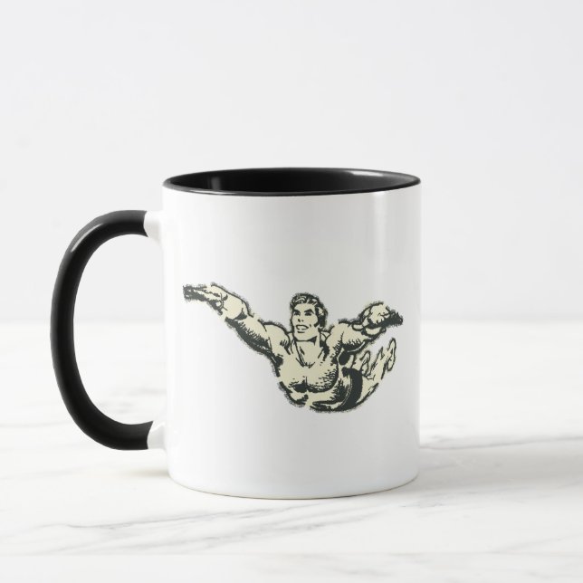Taza Aquaman Soars BW (Izquierda)