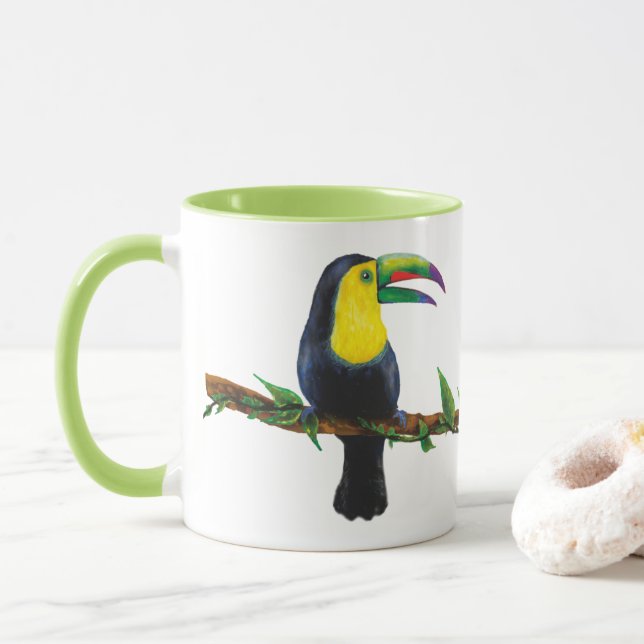 Taza Aquarell Tucan (Con donut)