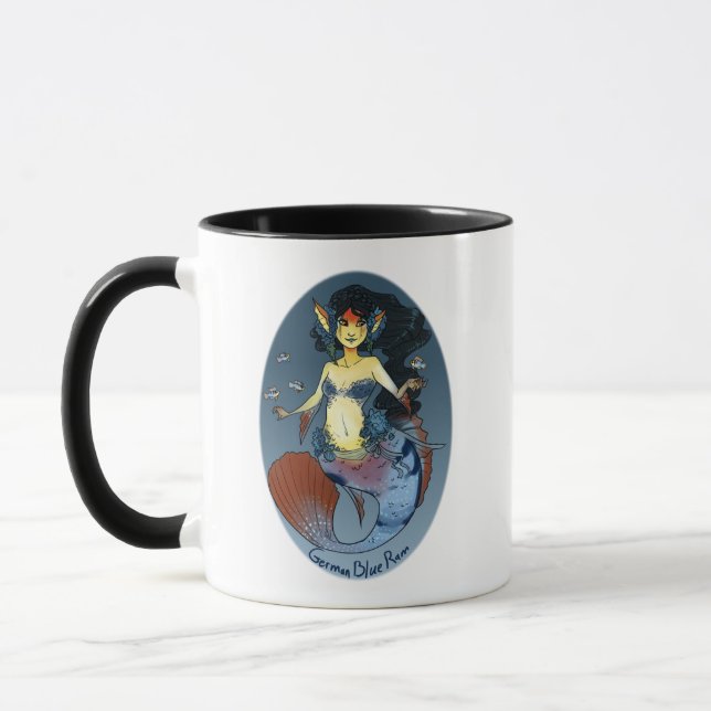 Taza Aquatics de las sirenas de la sirena del Cichlid (Izquierda)