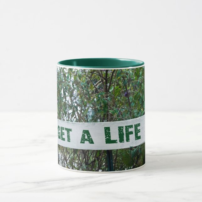 Taza Aquí está tu Rótulo (Centro)
