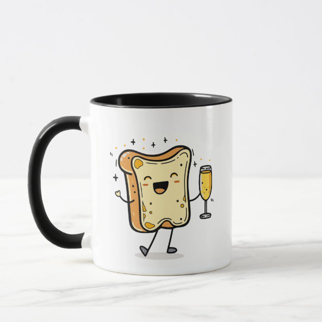 Taza Aquí hay una pequeña tostada a tu nuevo hogar (Izquierda)