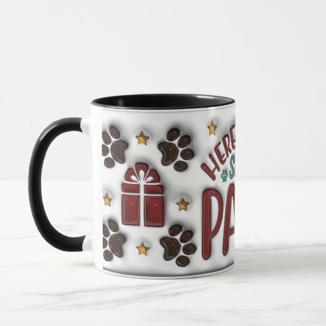 Taza Aquí Viene Santa Patas (Izquierda)