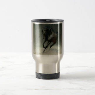 Taza árabe negra del viaje