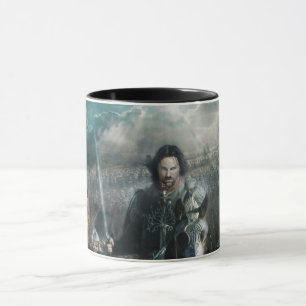 Taza Aragorn liderando en caballo