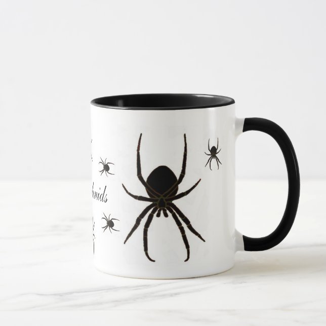 Taza Araña negra, arácnidos (Derecha)