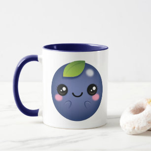 Taza Arándano de Kawaii